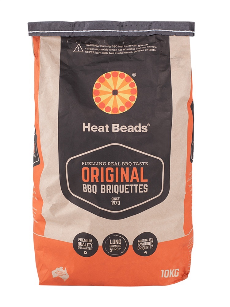 Heat Beads 10kg BBQ Charcoal Briquettes image