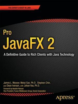 Pro JavaFX 2 by James Weaver image
