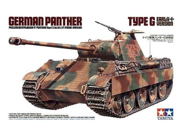 Tamiya 1/35 Panther Type G Early Version - Model Kit image