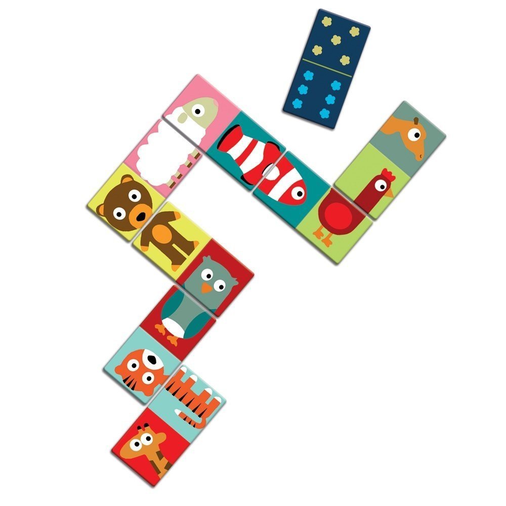Djeco: 28pc Domino Animo Puzzle Game image