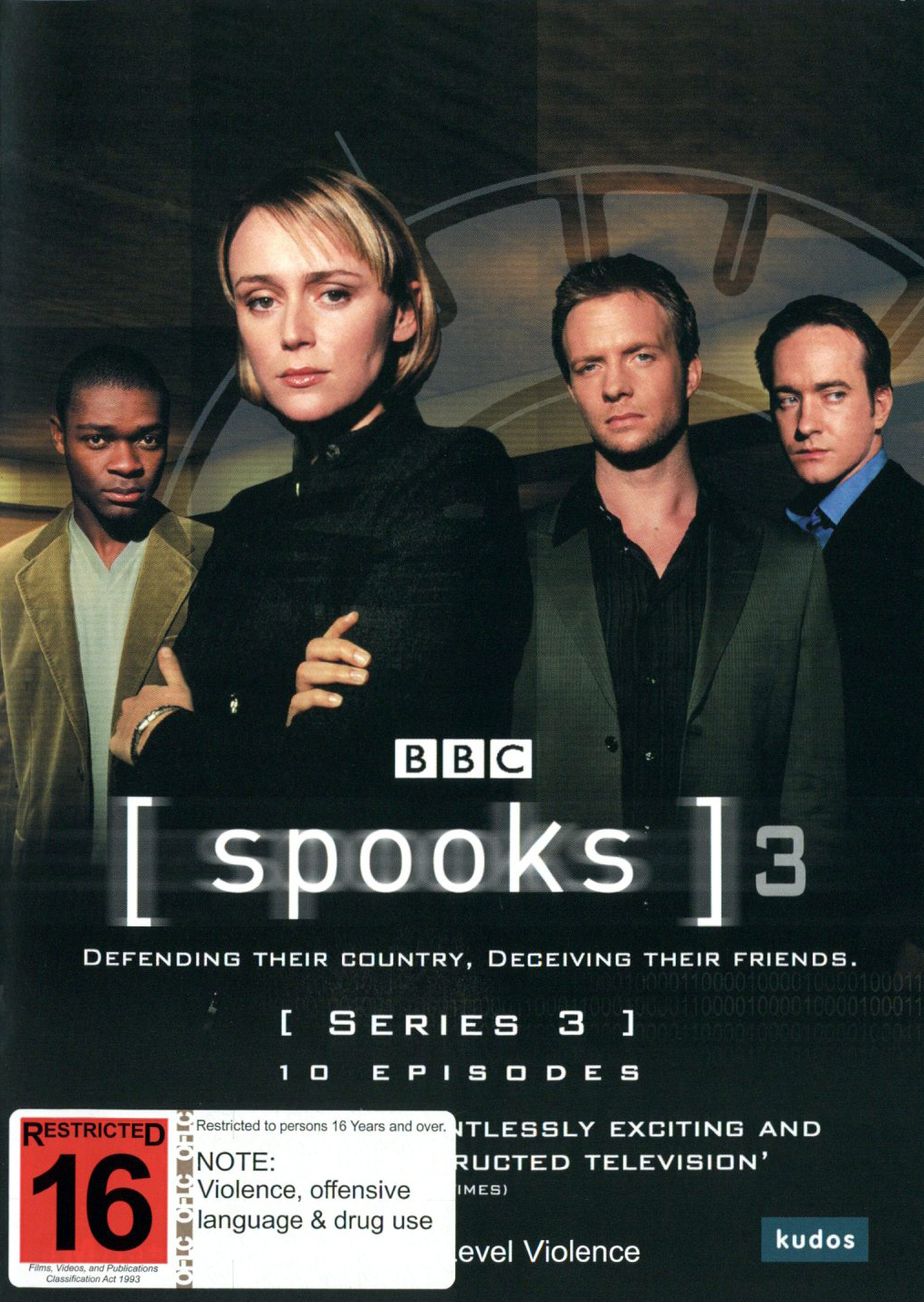 Spooks - Season 3 (3 Disc Set) on DVD image