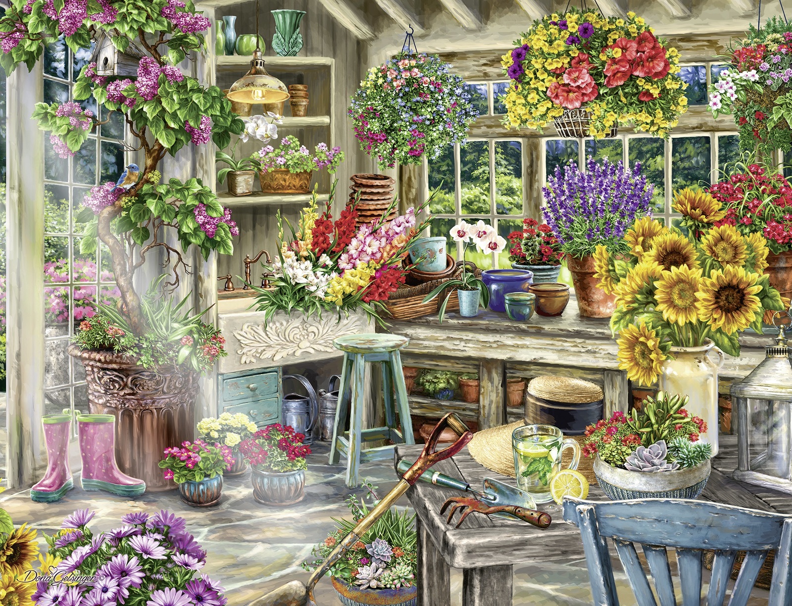 Ravensburger: 2,000 Piece Puzzle - Gardener's Paradise image