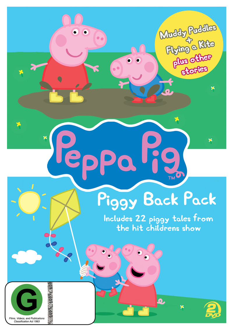 Peppa Pig Piggy Back Pack Collection 1 (2 Disc Set) DVD Buy Now