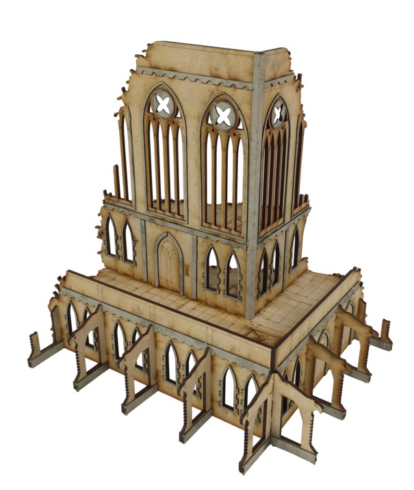 TTCombat: Tabletop Scenics – Gothic Corner Ruins B