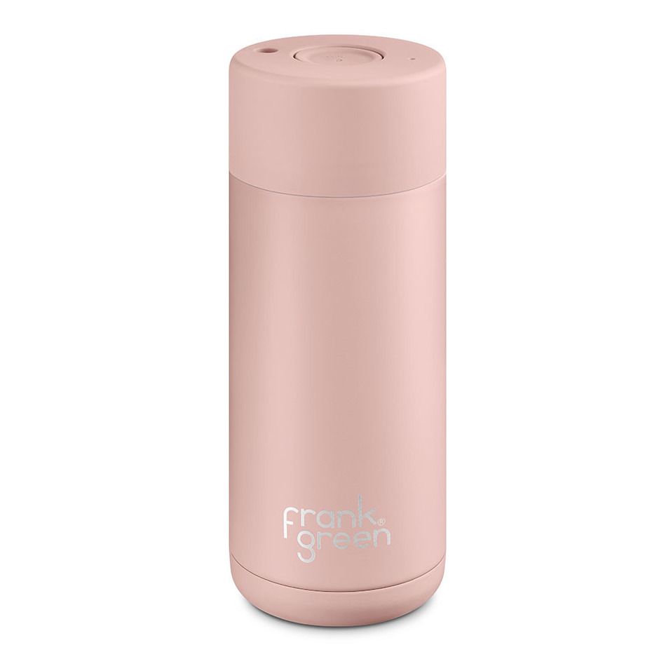 Frank Green: Stainless Steel Reusable Smart Cup - Nude Rose (16oz/473ml)