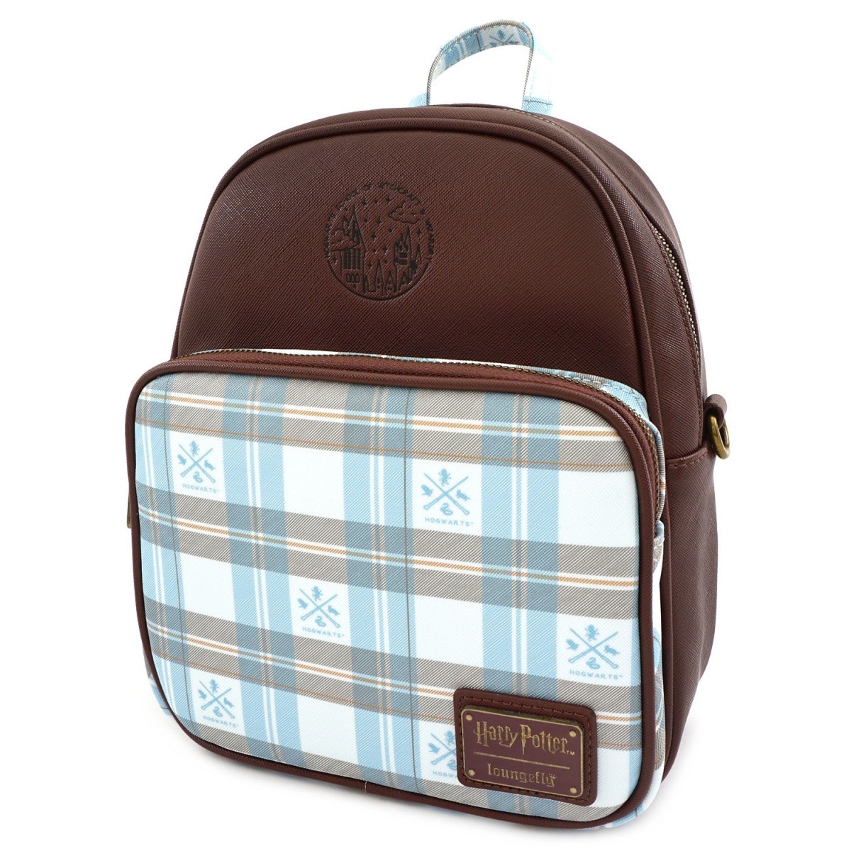 Loungefly: Harry Potter - Blue Check Mini Backpack