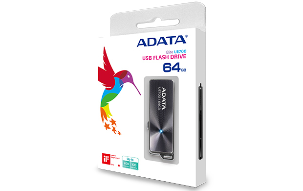 64GB ADATA UE700 Dashdrive Elite USB 3.0 Flash Drive (Black)