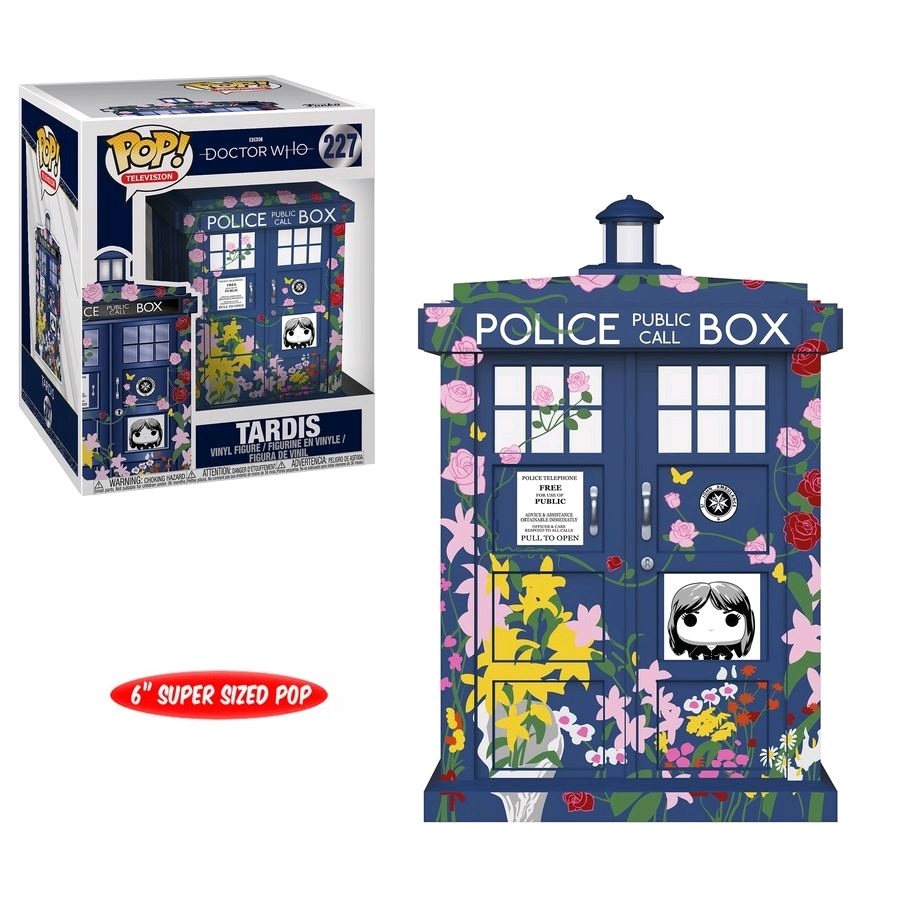 Doctor Who - Tardis (Floral) 6" Pop! Vinyl Figure image