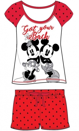 Ladies Minnie Mouse shortie Pyjamas