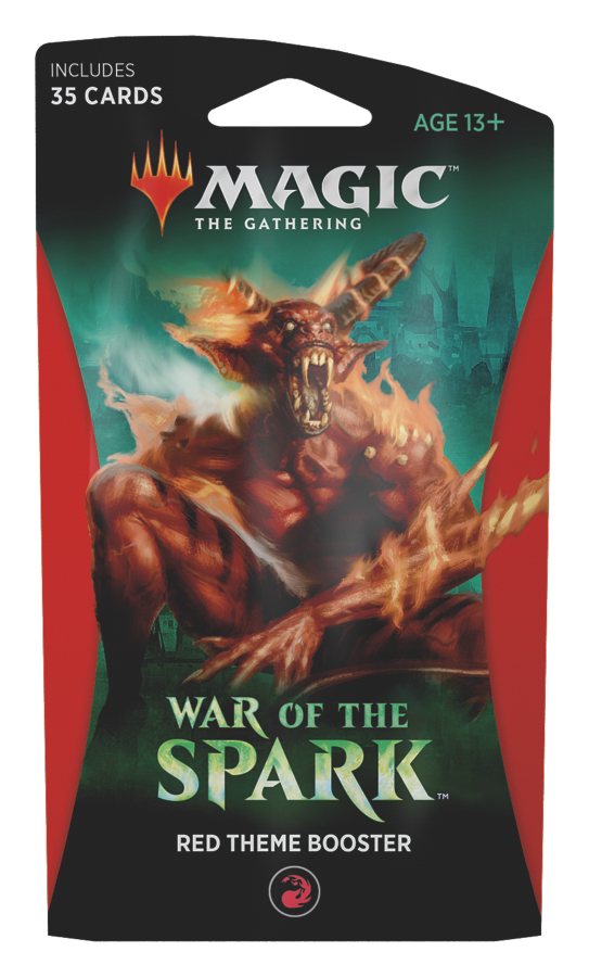 Magic The Gathering: War of the Spark Theme Booster- Red image