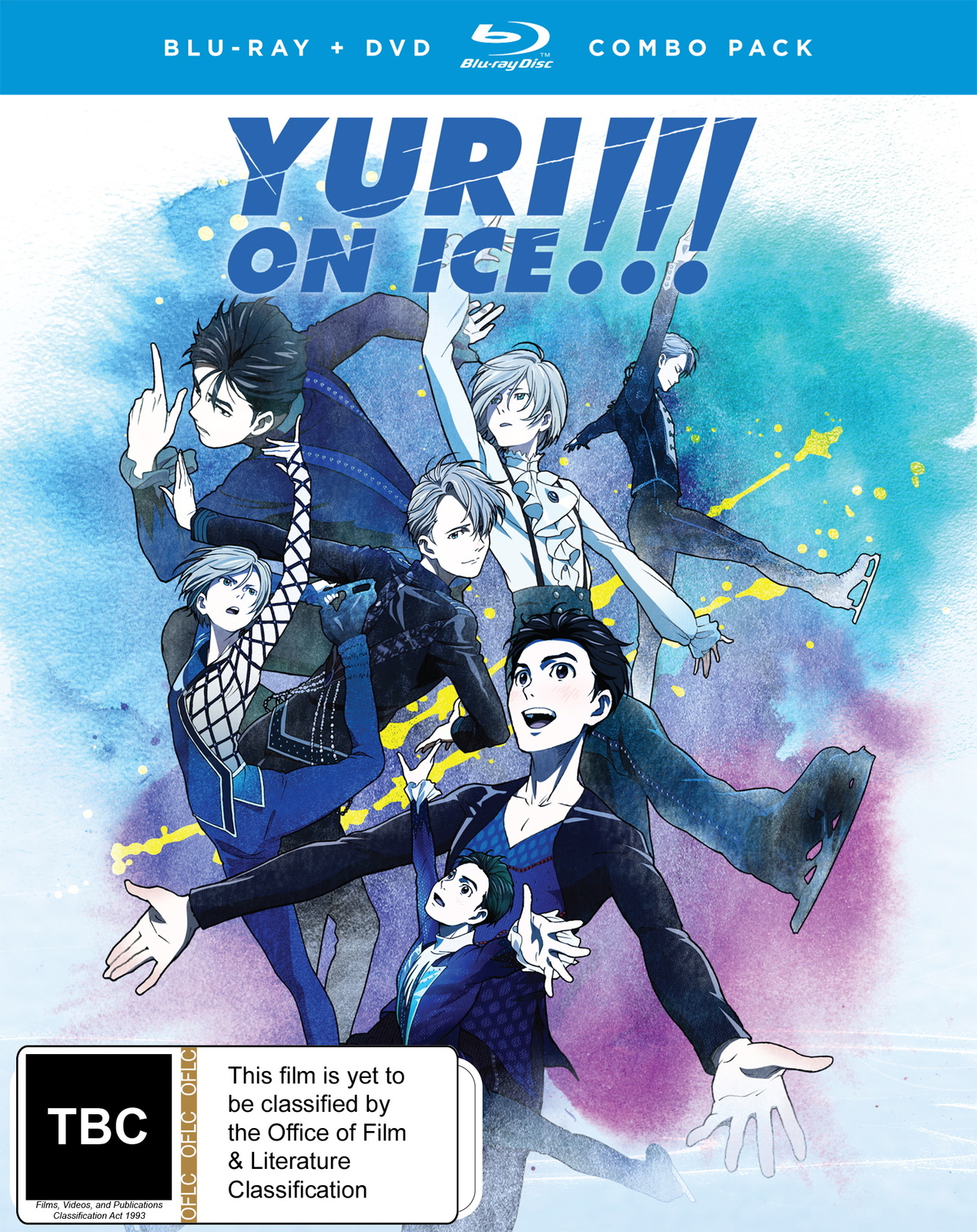 Yuri!!! On Ice Complete Series Dvd / Blu-ray Combo on DVD, Blu-ray image