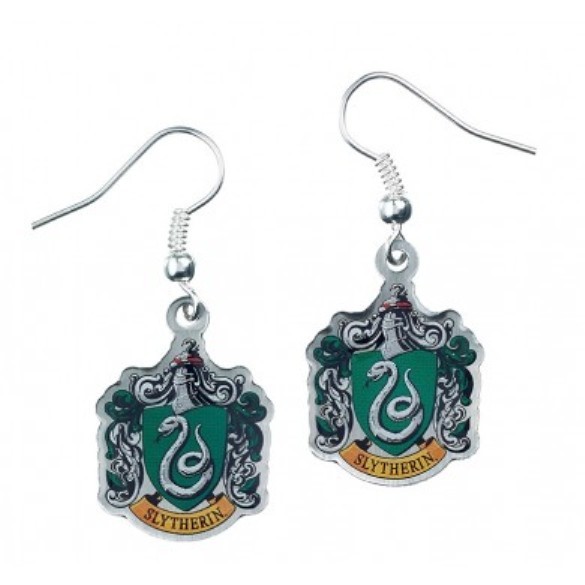 Harry Potter: Slytherin Crest Earrings