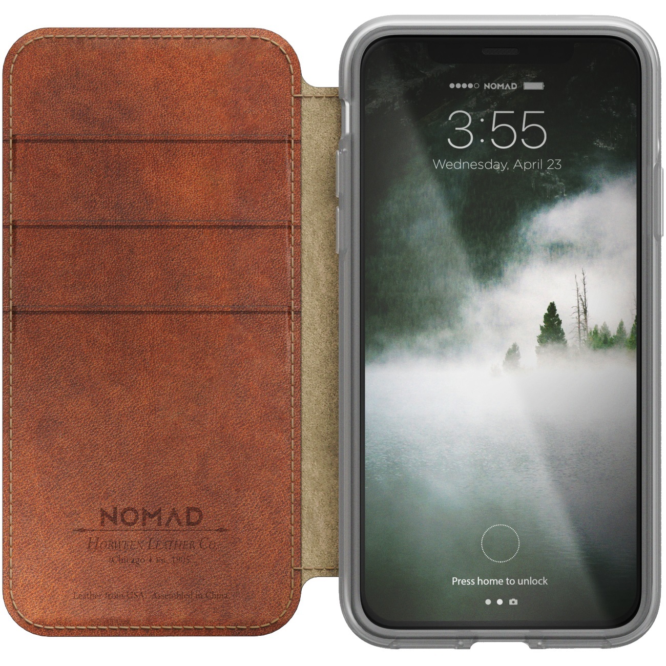 Nomad Leather Folio - iPhone X/XS