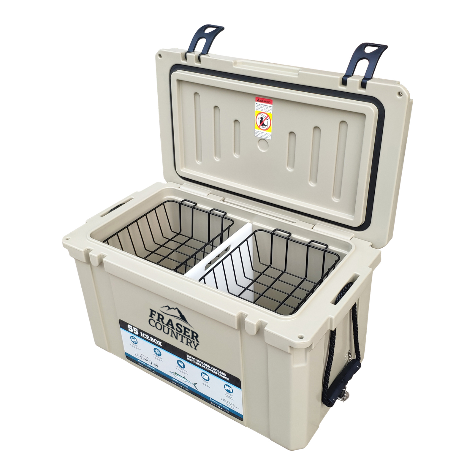 Buy Fraser Country Heavy Duty Ice Box Chilly Bin 55L at Mighty Ape NZ
