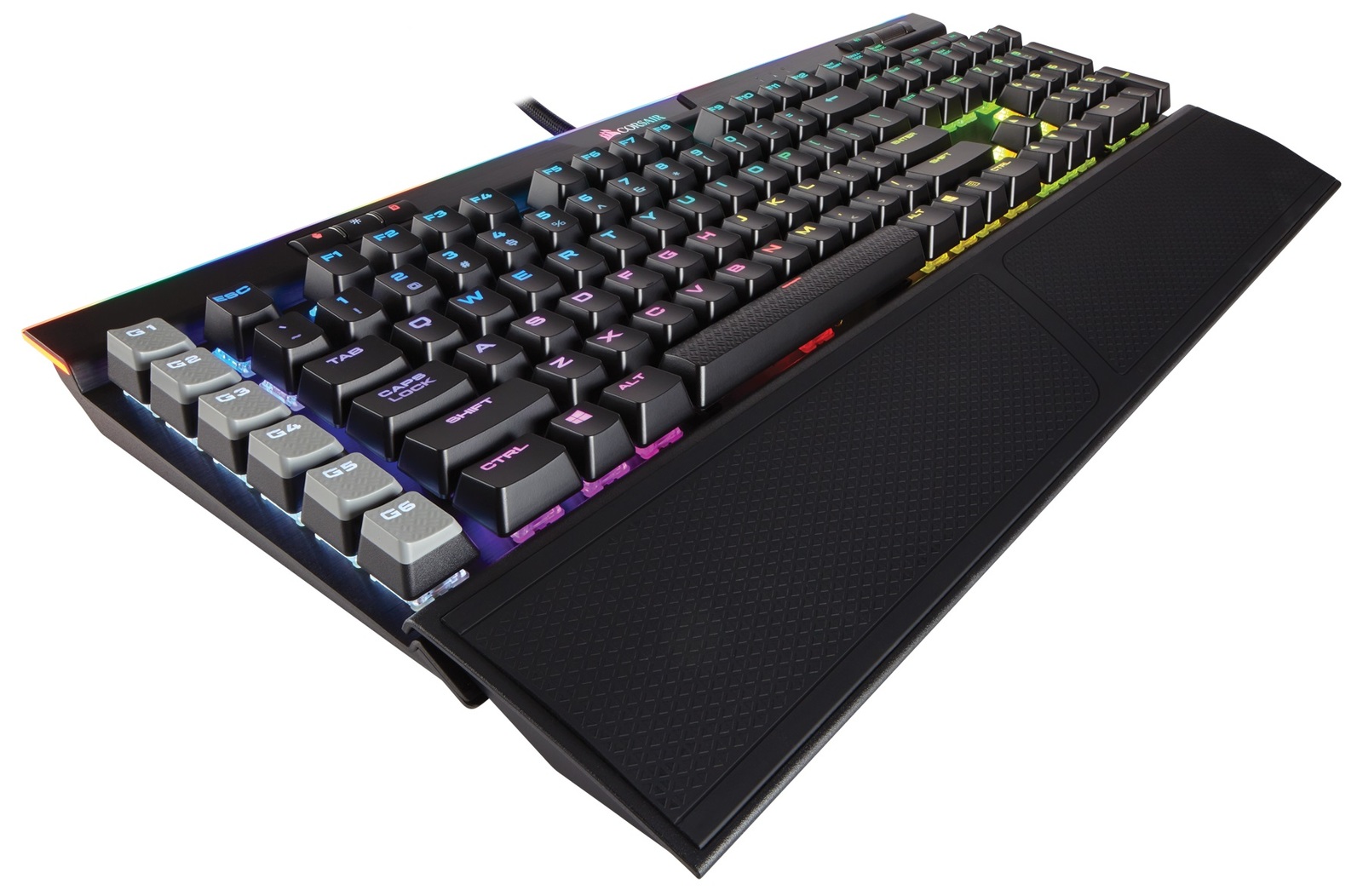 Corsair K95 RGB Platinum Gaming Keyboard (Cherry MX Speed) for PC Games image