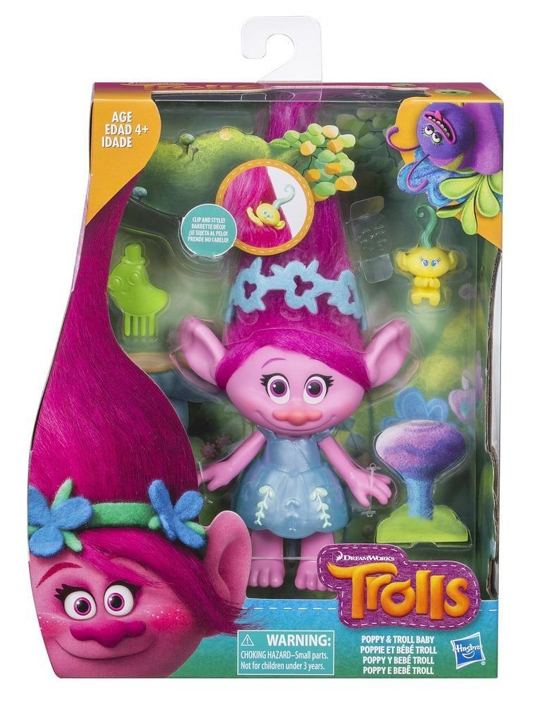 Dreamworks Trolls: Poppy & Troll Baby Doll Set