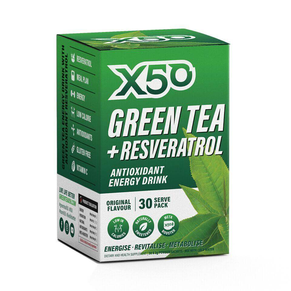 Green Tea X50 + Resveratrol - Original (30 sachets) image