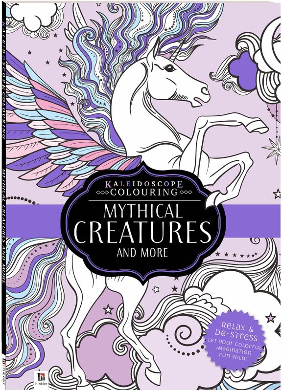 Kaleidoscope: Colouring Book - Mythical Creatures and More