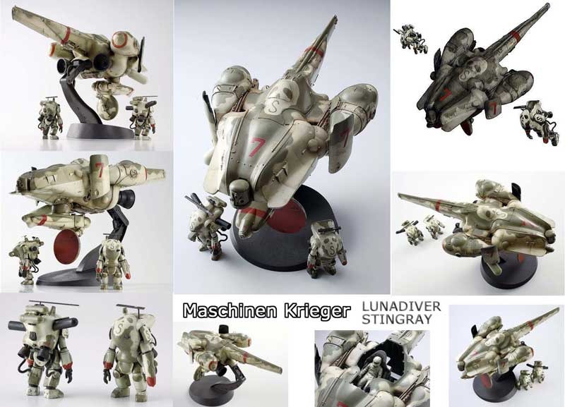 Maschinen Krieger: 1/35 Lunadiver Stingray - Model Kit