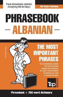 English-Albanian Phrasebook and 250-Word Mini Dictionary by Andrey Taranov image