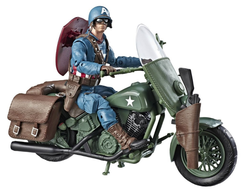 Marvel Legends: Captain America Motorcycle - 6" Vehicle Playset image
