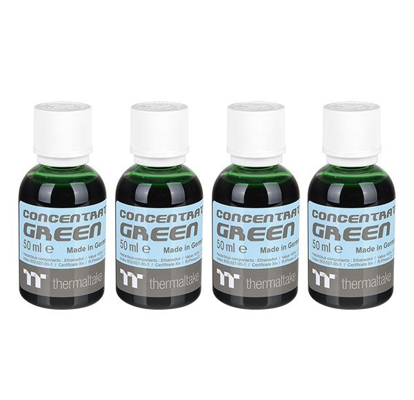 Thermaltake: Premium Contentrate Coolant - Green (50ml) 4 Pack image