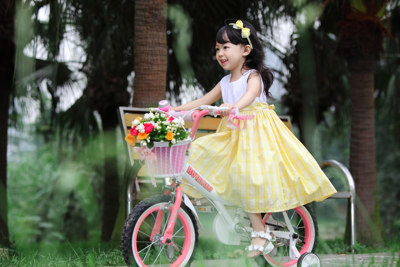 RoyalBaby: Jenny G-4 - 16" Girl's Bike (White) image