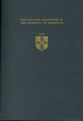 Statutes and Ordinances of the University of Cambridge 2006 image