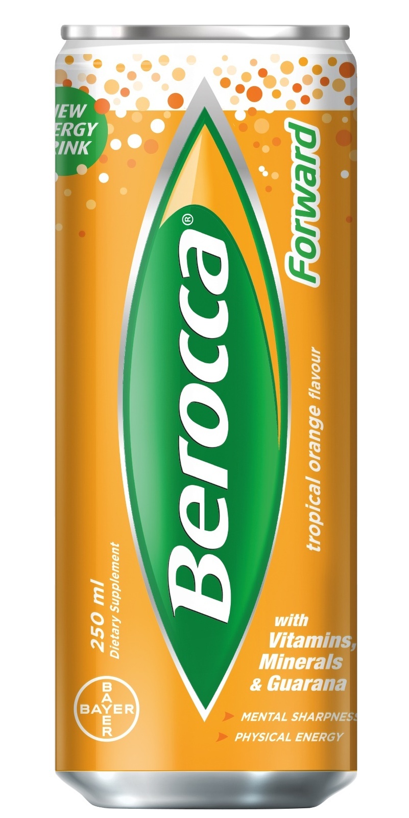 Berocca Forward Energy Drink Tropical Orange (250ml) 24 Pack at