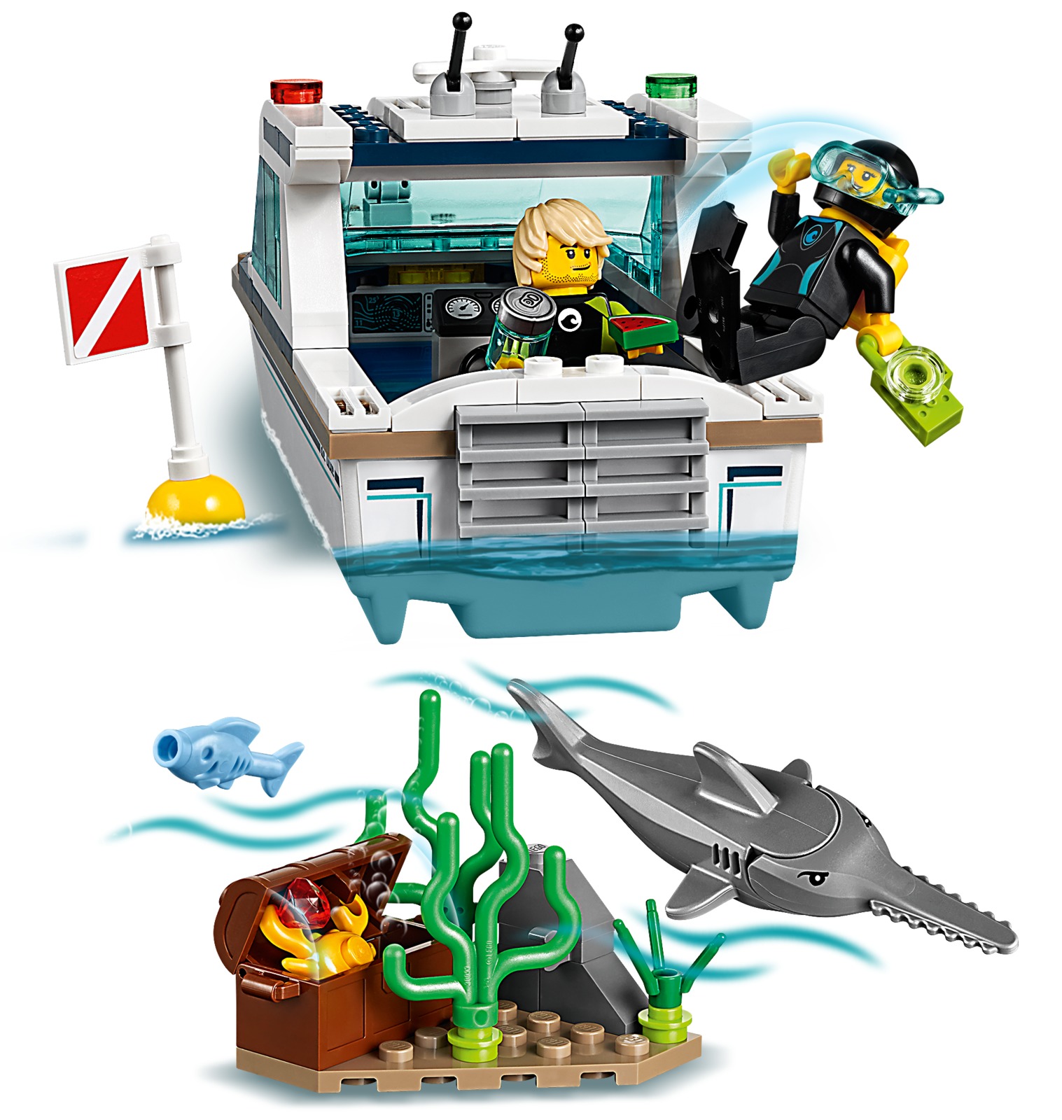 LEGO City - Diving Yacht image