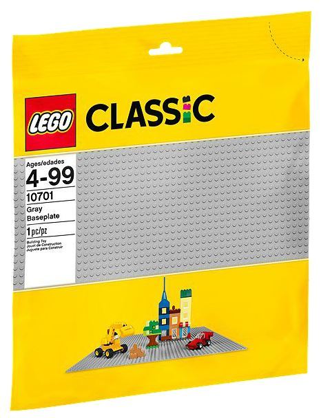 LEGO Classic: Grey Baseplate (10701)