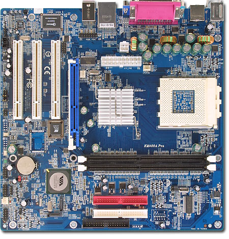 Albatron Motherboard KM400A PRO Socket A VGA+SND+LAN image