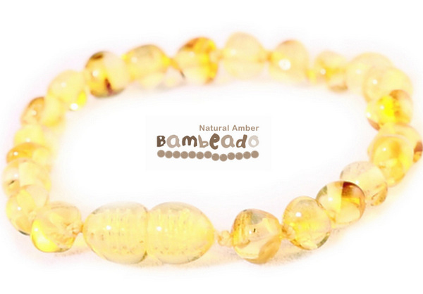 Bambeado Amber Anklet Baby Bud (Lemon) image