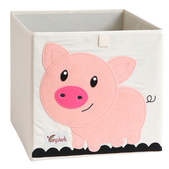 Foldable Animal Toy Box Pig at Mighty Ape NZ