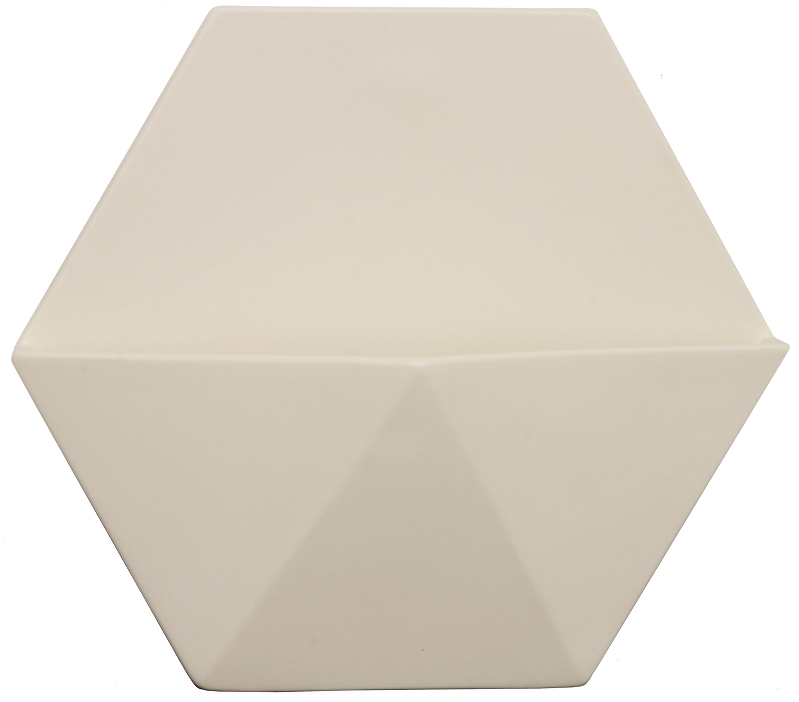 Decor Living: Large Hex Wall Planter - White image