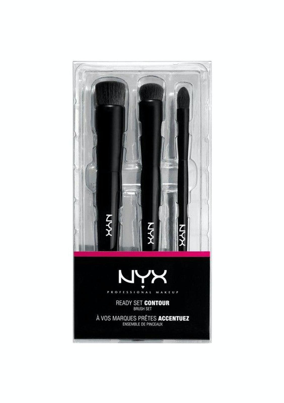 Buy NYX Ready Set Contour Brush Set (3 Piece) at Mighty Ape NZ