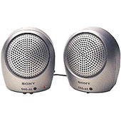 Sony Speakers 1W Metallic Silver Finish Sony Speakers 1W Metallic Silver Finish