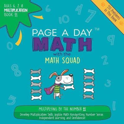 Page a Day Math Multiplication Book 11 by Janice Auerbach image