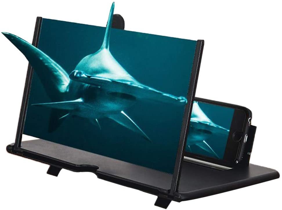 Thin Foldable Mobile Phone Screen Amplifier Black at Mighty Ape NZ