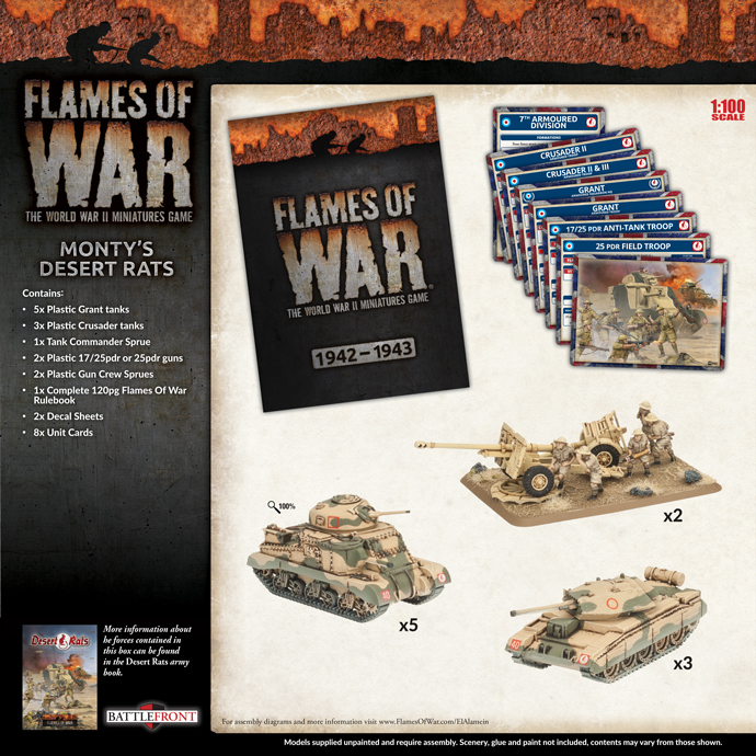 Flames of War: Monty's Desert Rats - Starter Army Box image