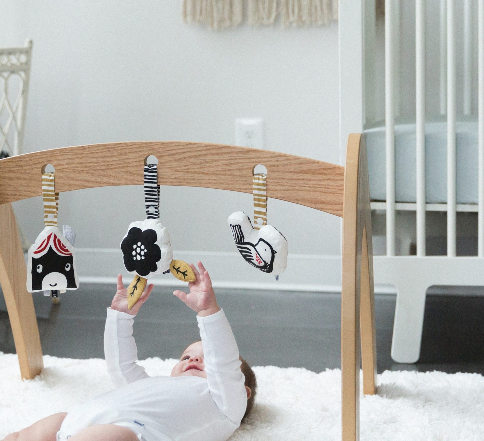 Wee Gallery: Stuffed Stroller Toy - House image