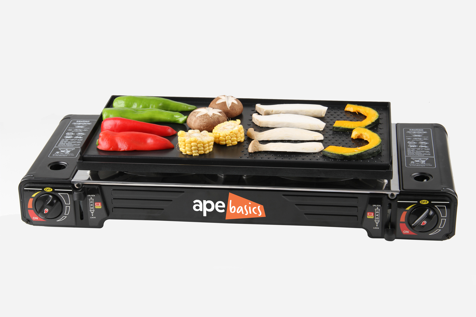 Ape Basics Premium Double (Twin) Burner Butane Camping Stove Kit image