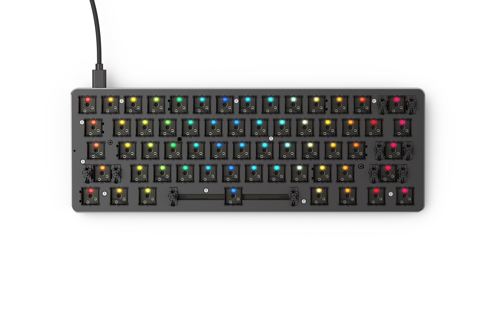 Glorious PC Gaming GMMK RBG Compact Mechanical Keyboard (Modular) PC Buy Now at Mighty Ape NZ