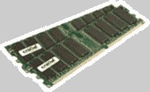 Crucial 1GB kit (512MBx2) 184-pin DIMM DDR PC3200 ECC  CL=3