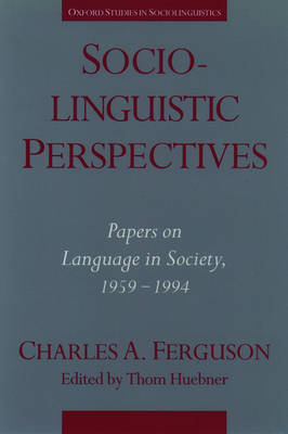 Sociolinguistic Perspectives by Charles A. Ferguson image