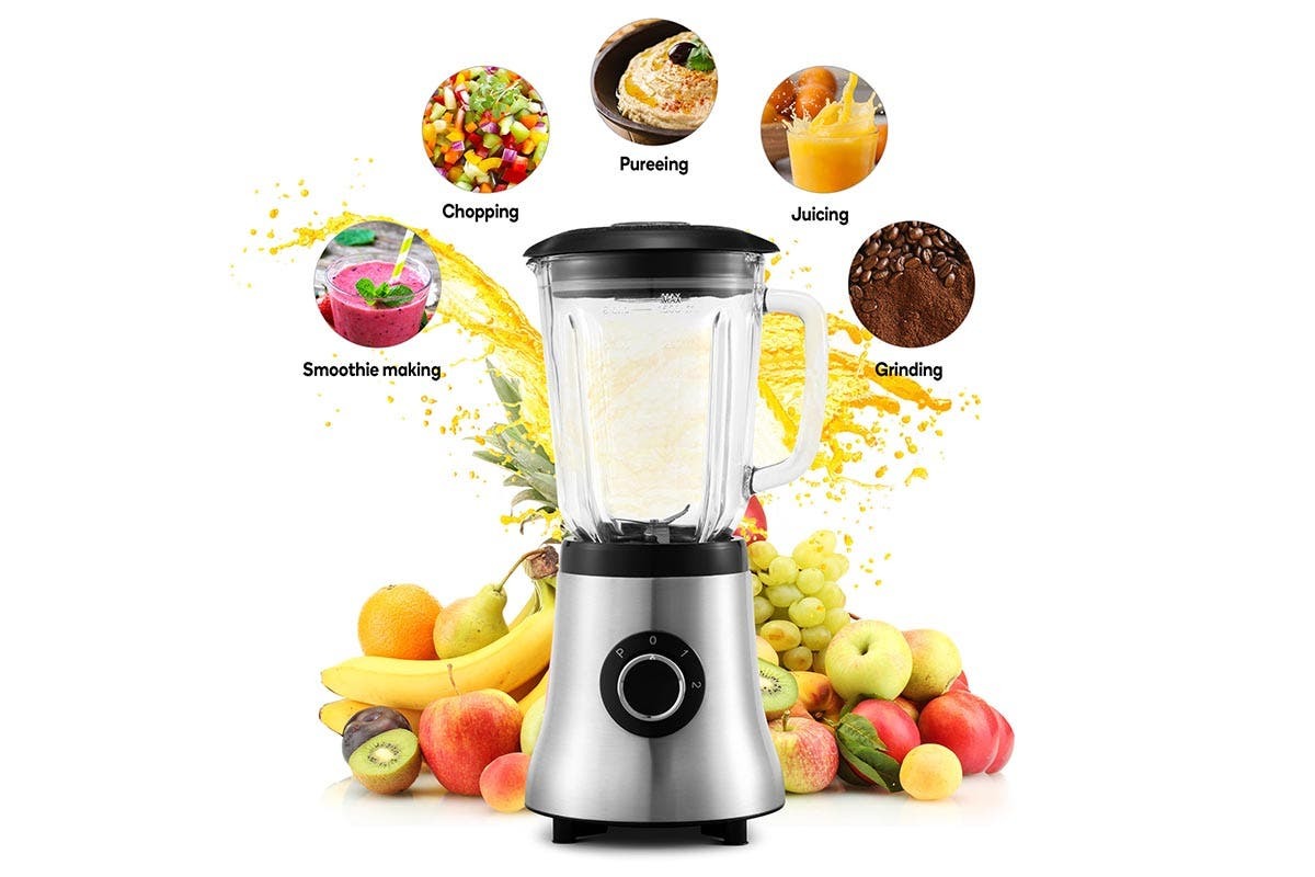 Buy Kogan 1.5L Stainless Steel Blender at Mighty Ape NZ