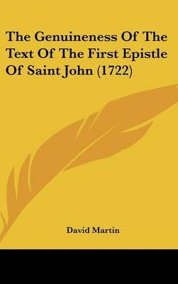 Genuineness Of The Text Of The First Epistle Of Saint John (1722) image