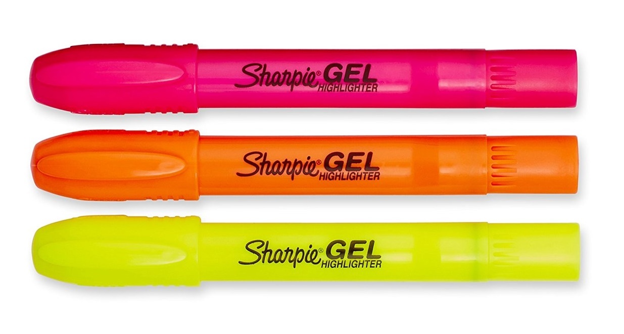 Buy Sharpie Gel Highlighter 3 Pack at Mighty Ape Australia