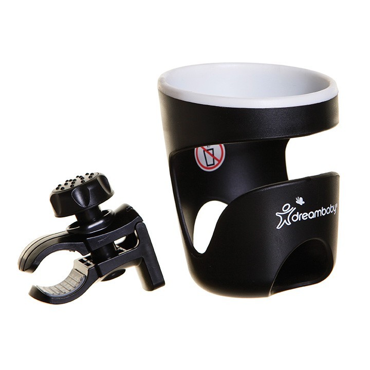 Strollerbuddy® Drink Holder - Black/Cream Trim image