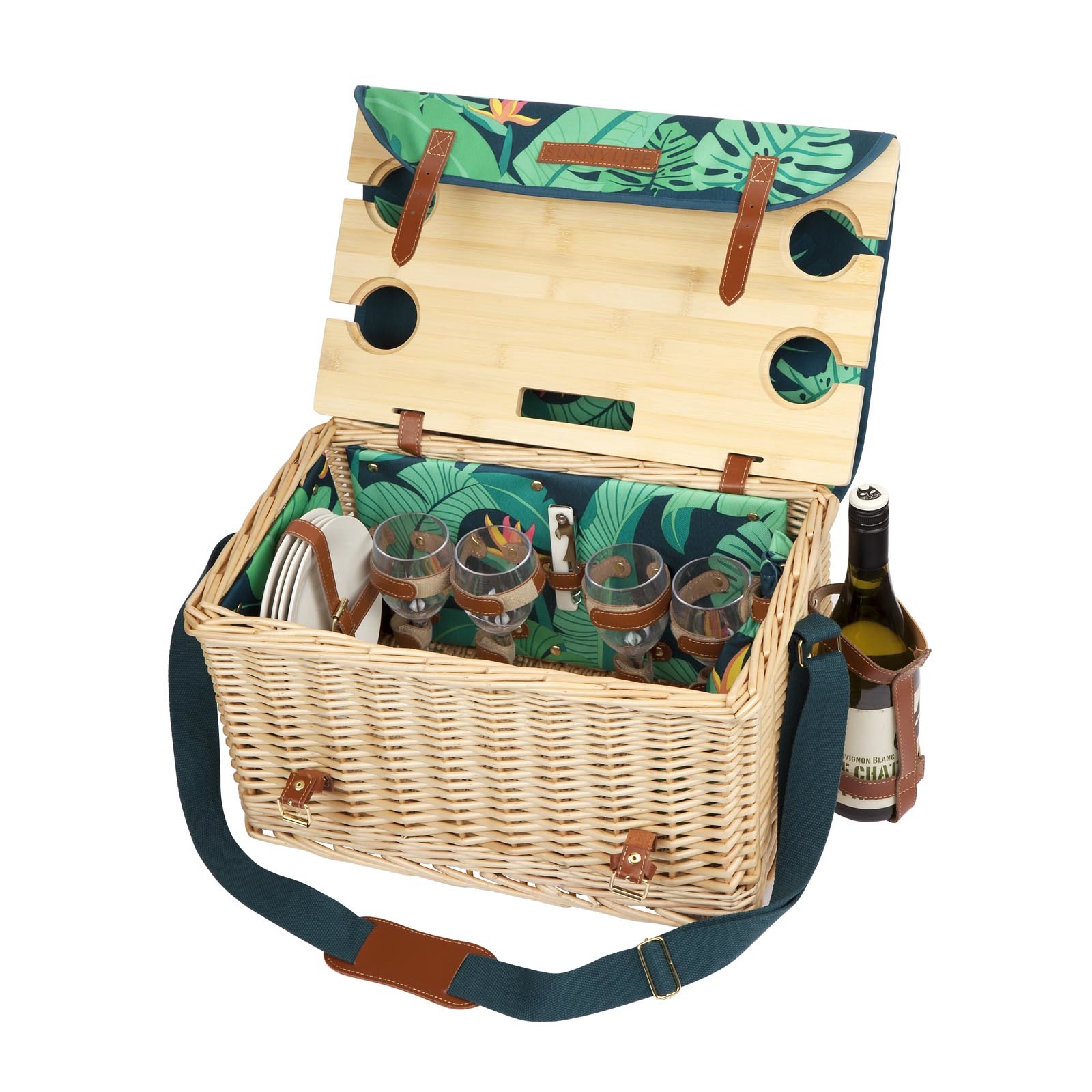 Sunnylife Luxe Picnic Basket Monteverde at Mighty Ape Australia